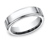 Cobalt Chrome 7mm Comfort-Fit Wedding Band- Special Order Only